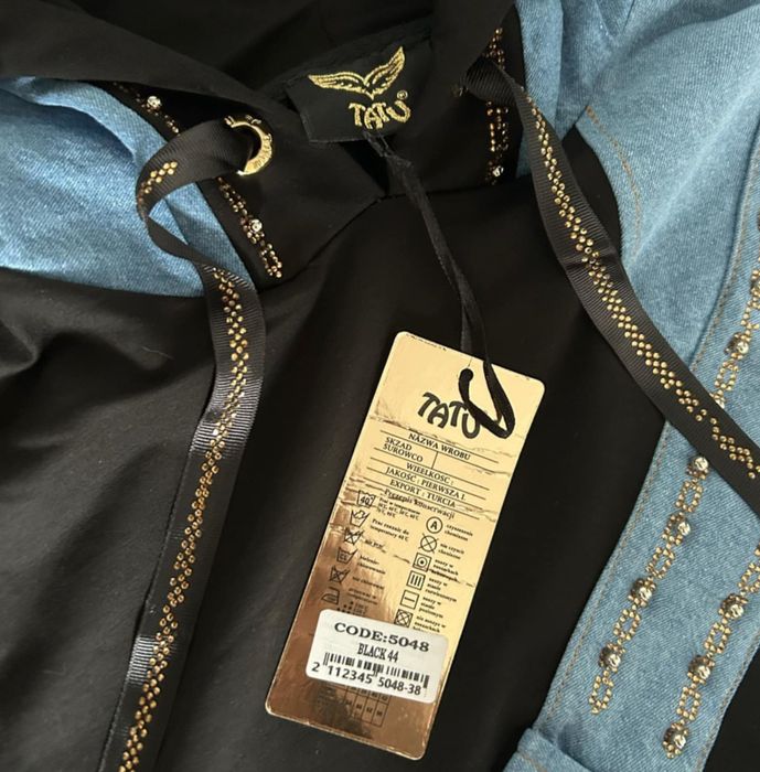 Dres damski bawełniano jeansowy T.A.T.U rozmiar 44