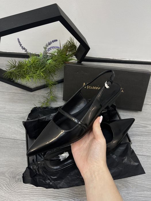 Лодочки Massimo Dutti чорні