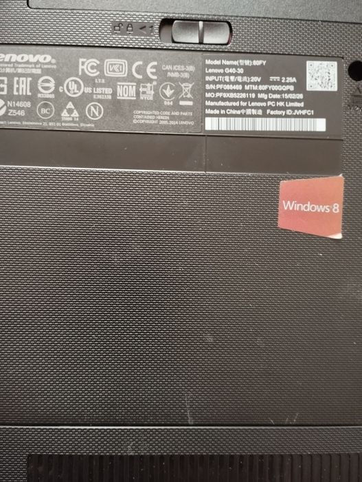 Laptop Lenovo G40-30