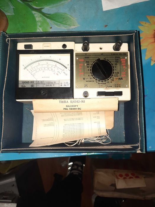 Прибор электроизмерительный многофункциональный, тестер Ц4353.