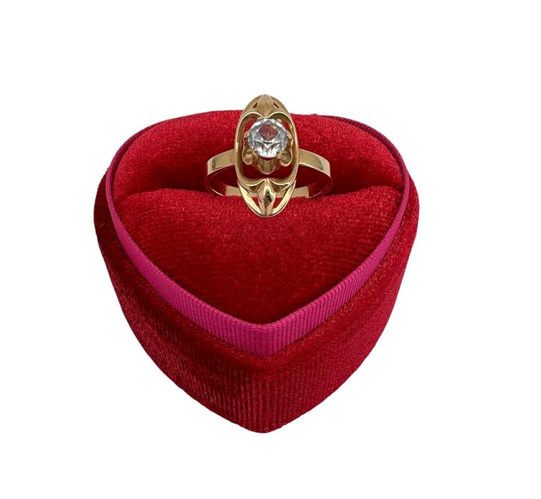 elegancki złoty pierścionek 2,77G 585 rozmiar 14