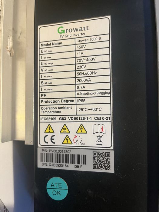 Falownik GROWATT 2000-S