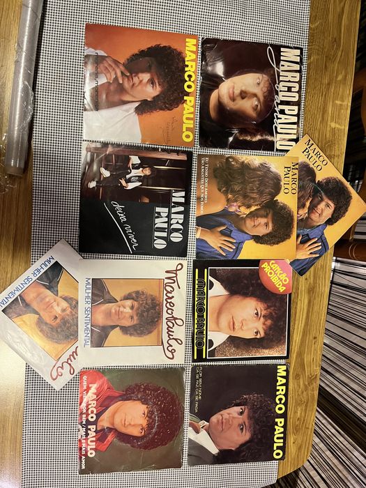 Cds música varia e discos vinil singles vários cantores