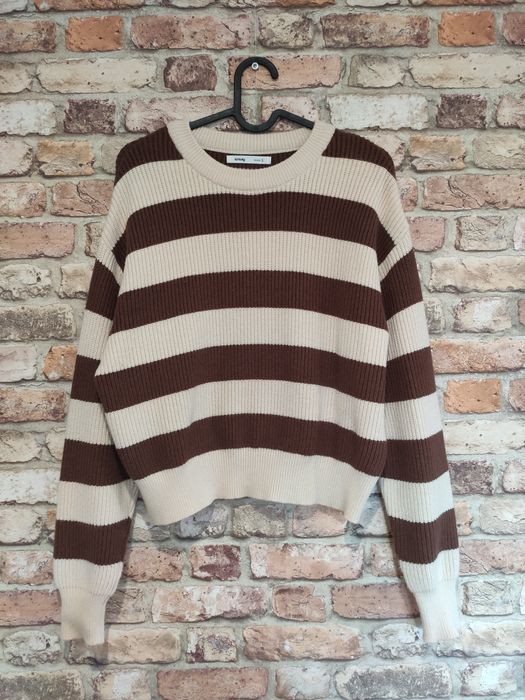 Sweterek w paski Sinsay S