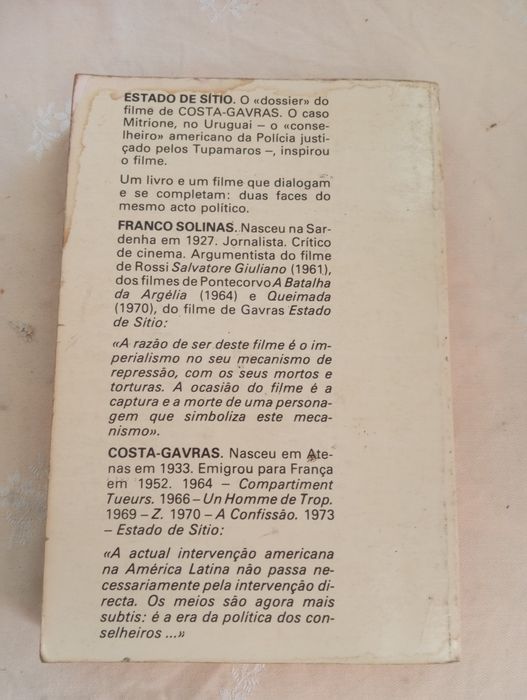 Costa-Grava e Franco Solinas - Estado de sítio