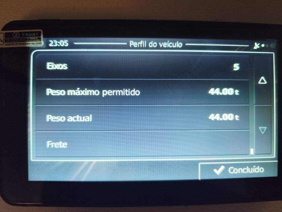 GPS camião como novo