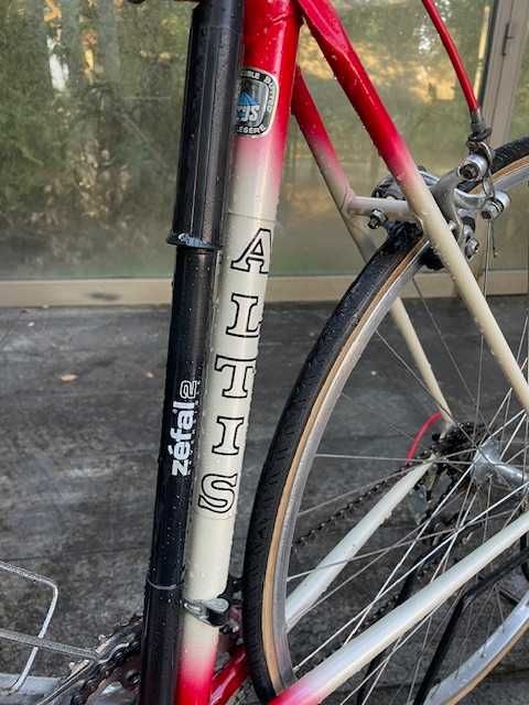 Clássica altis campagnolo vermelha e branca, completa