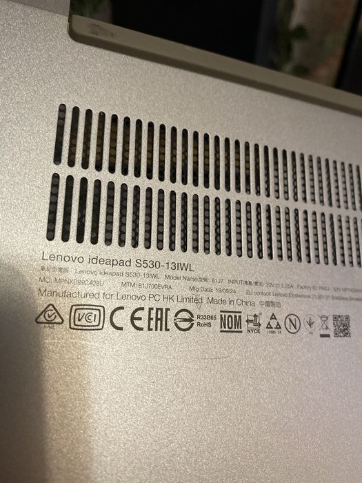 Топкейс lenovo ideapad s530 13iwl