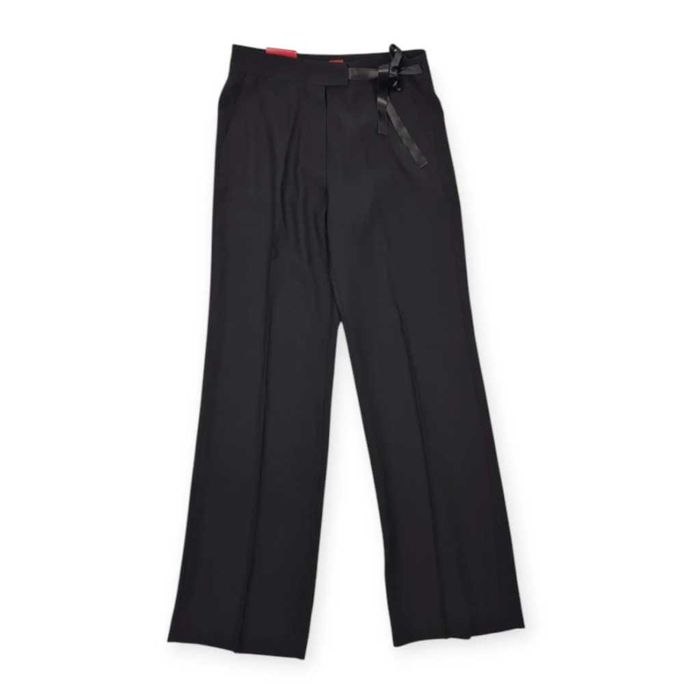 Spodnie Olsen 36 S czarne eleganckie | szerokie nogawki wieczorowe NEW