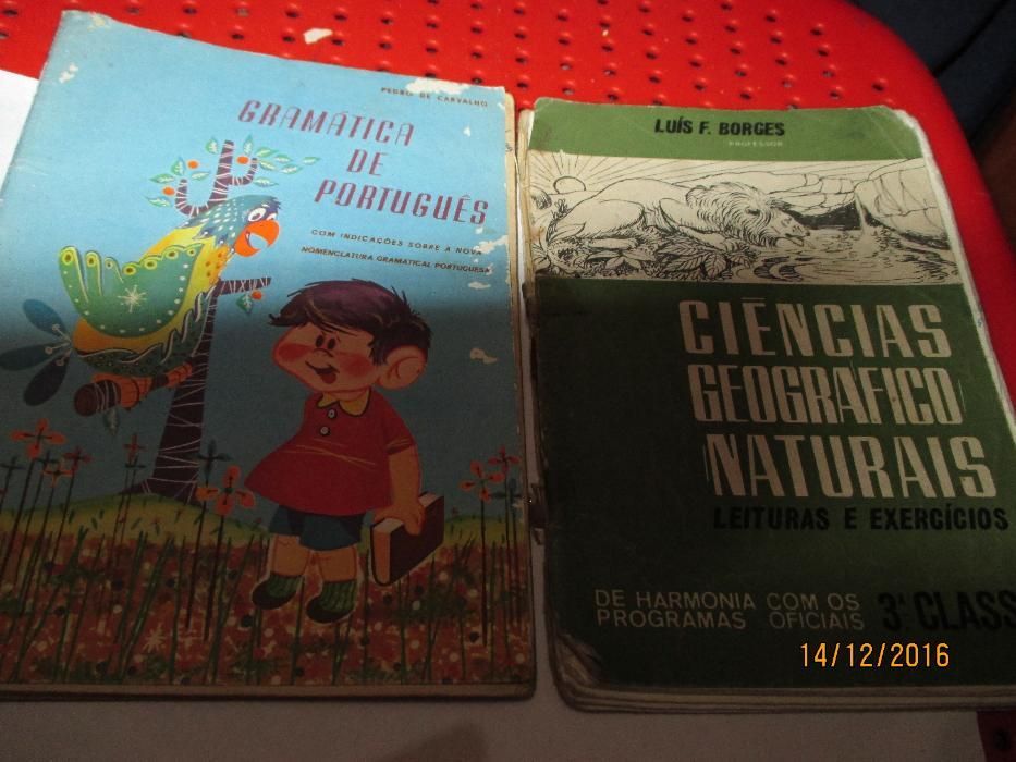 8 livros escolares escolares anos 60
