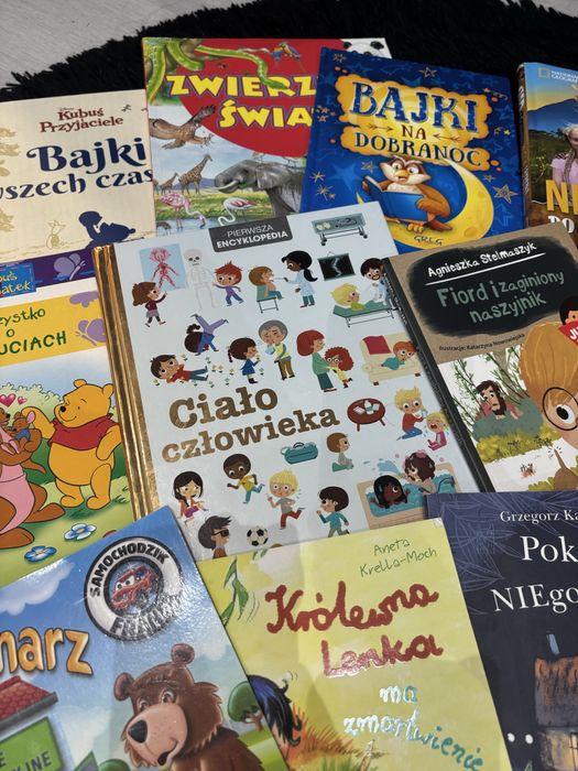 Zestaw 22 książek/książeczek dla dzieci