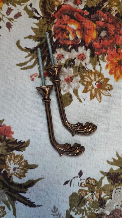 Ручки бронзовые, мебельные, латунь винтажные , антиквариат