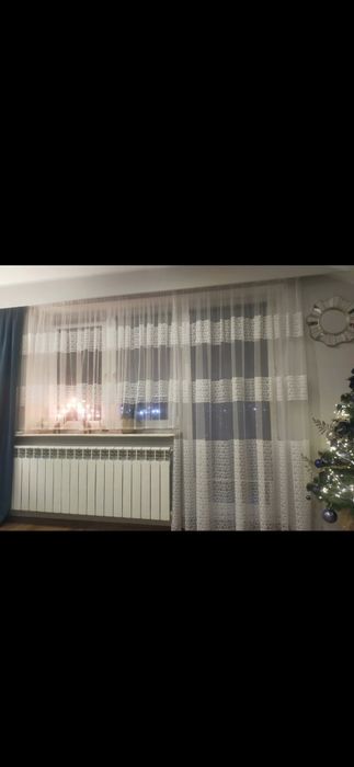 Gotowa firanka do okna balkonowego 3 szt