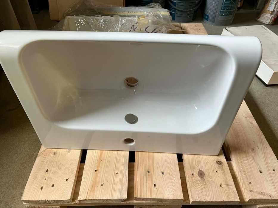 Umywalki półwpuszczane Kerasan Inka 60 cm – Made in Italy – 3 SZTUKI