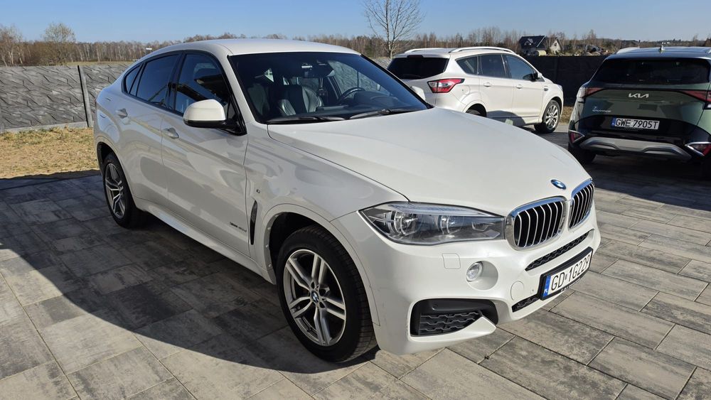 BMW X6 BMW X6 40d, biała perła, head-up, serwisowany w aso, bezwypadkowy