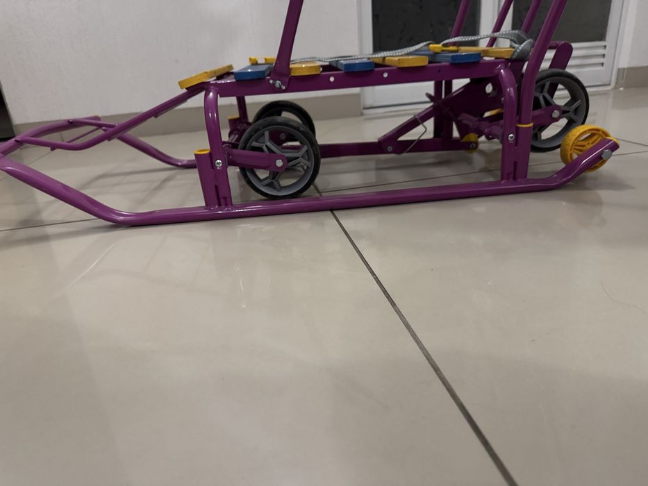 Дитячі санки універсальні сніг асфальт