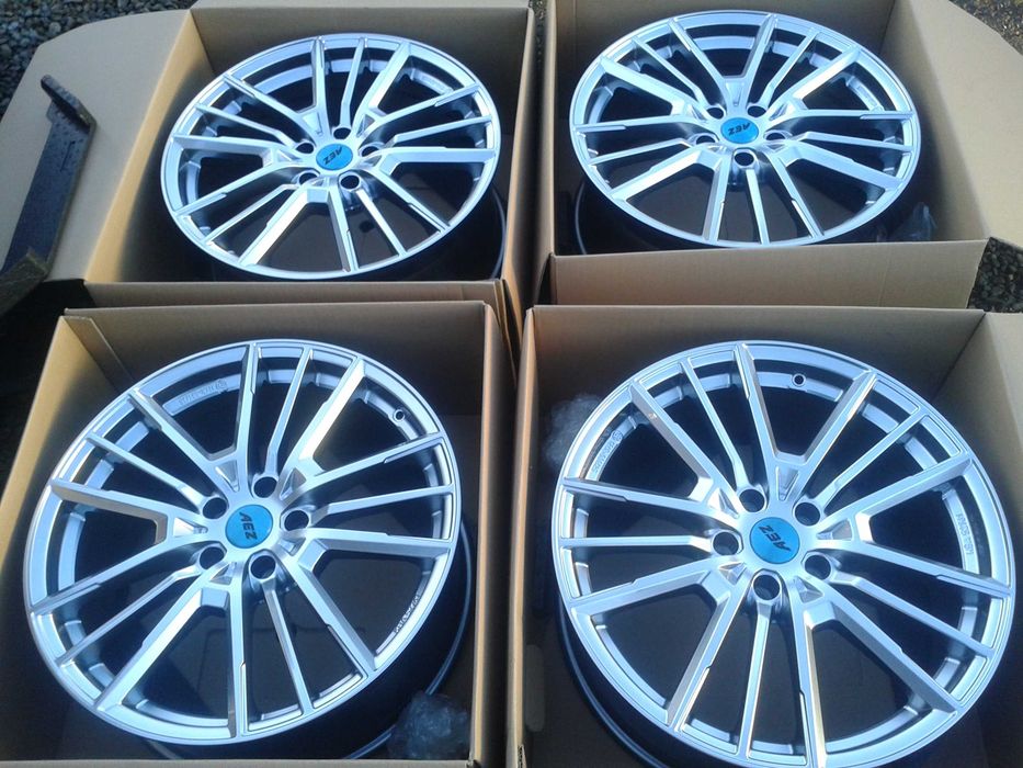 nowe r18 felgi aez szare audi a3 a4 a5 a6 q2 q3 q5 5x112 mielec b8 b9