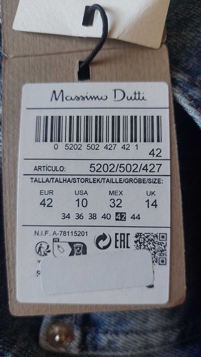 Джинсовая юбка Massimo Dutti