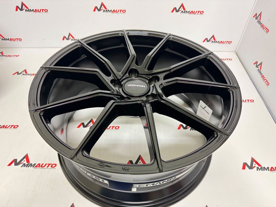 Jantes Veemann V-FS52 Preto Brilho 19 (VW, Audi, Mercedes)