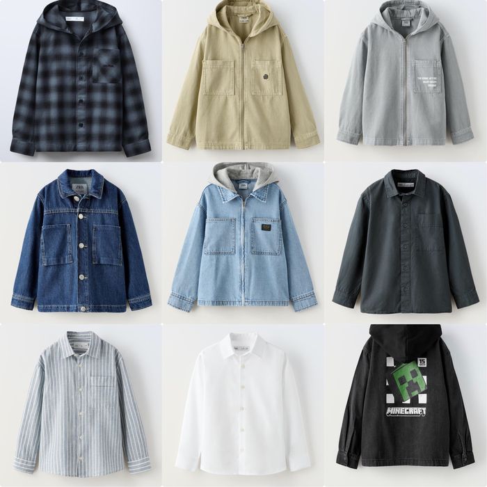 Рубашки на хлопчика zara