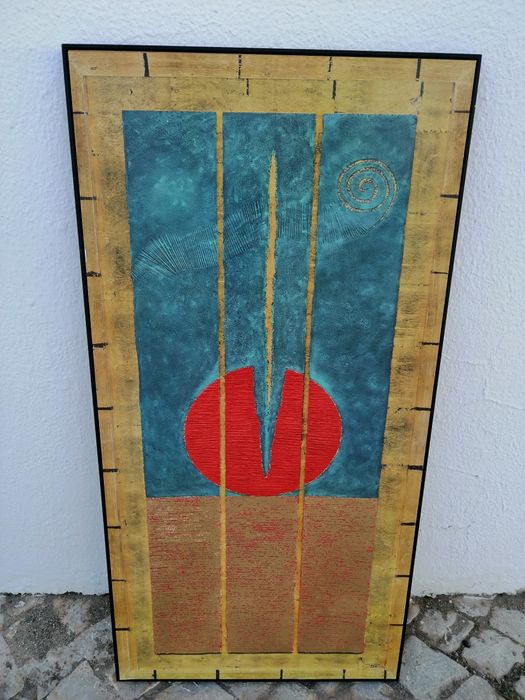 Vertical decorative canvas