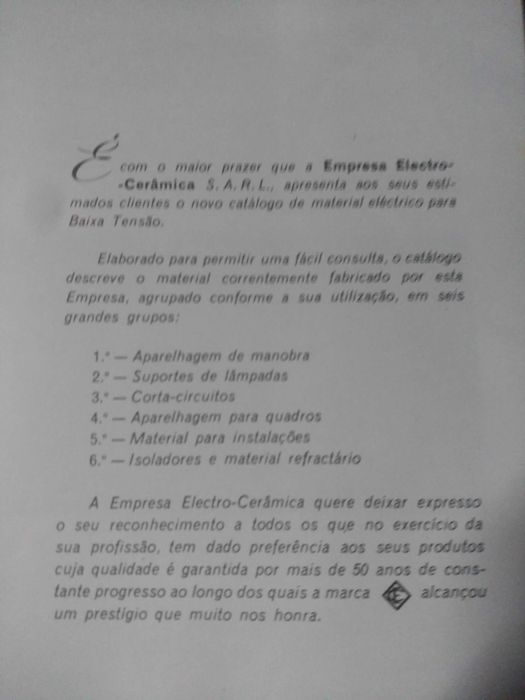 Candal - Catálogo de material eléctrico de Dezembro de 1967