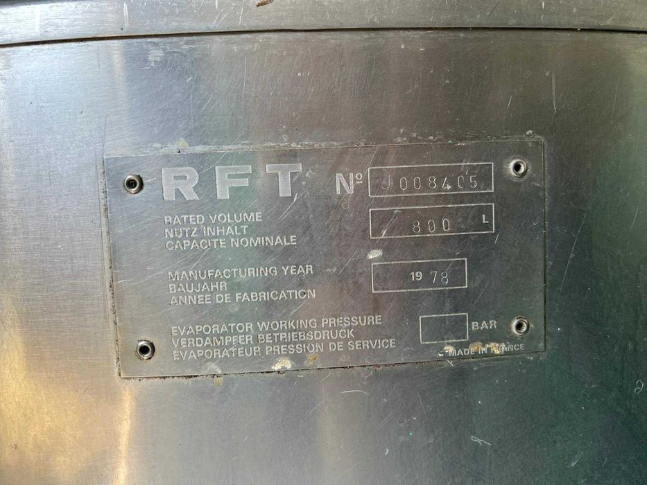 Zbiornik na mleko 800l