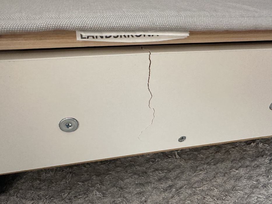 Sofa ikea landskrona 3 osobowa rozkladana ciemnoszara