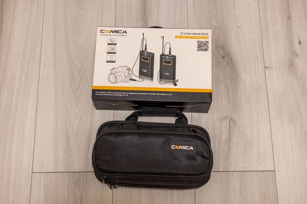 Беспроводной петличный микрофон Comica CVM-WM100