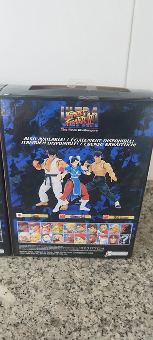 Figuras street Fighter na caixa original