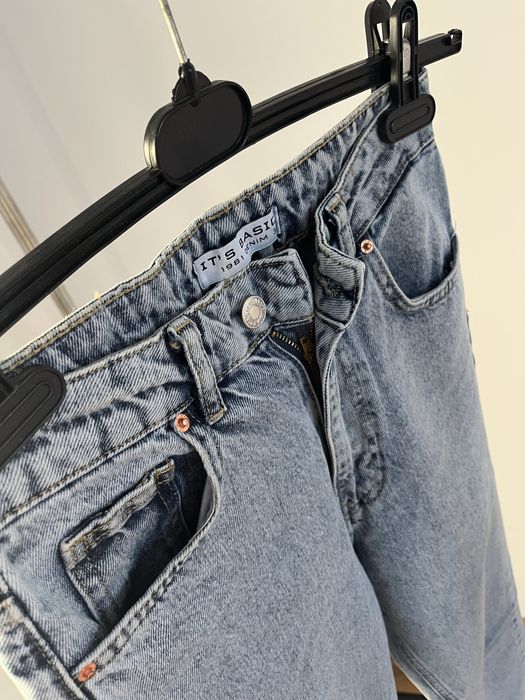 Голубі джинси мом 34 розміру турецької якості