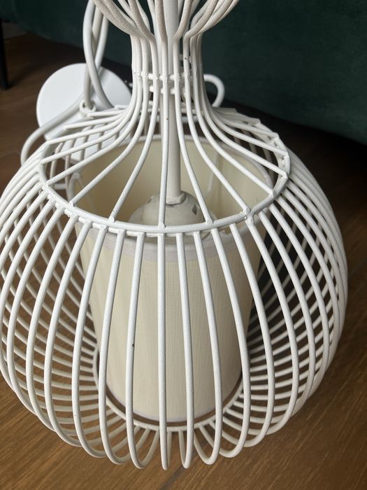 Żyrandol Nowodvorski lampa metalowy biały