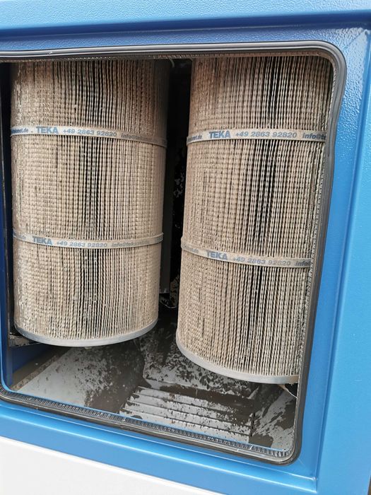 Wyciąg pyłu do lasera ,odciąg dymu ,filtr wysokociśnieniowy TEKA