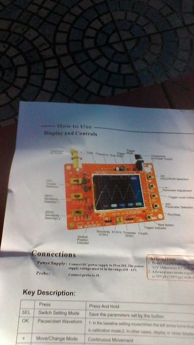 Osciloscopio Digital novo