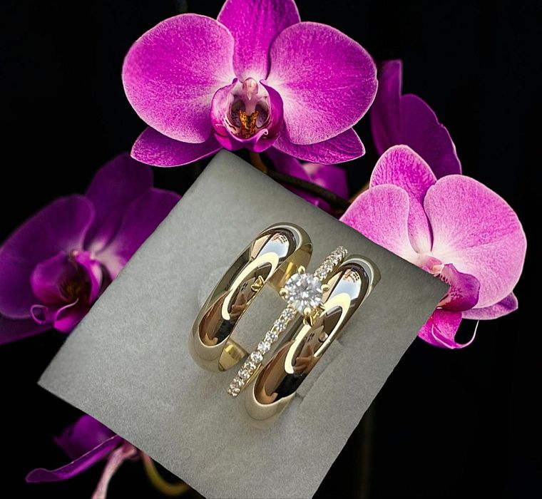 Eleganckie Ponadczasowe Złote Obrączki Ślubne