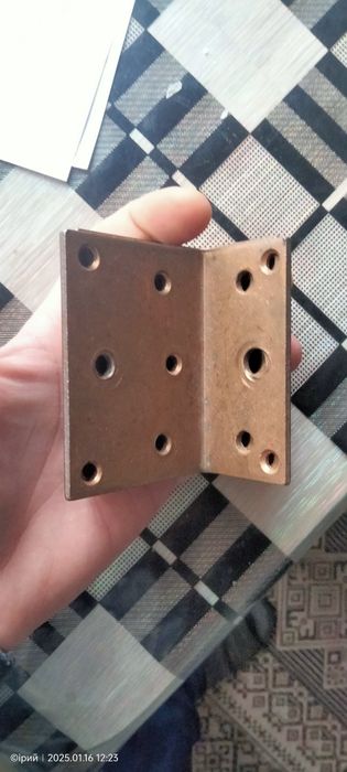 Уголок крепежный омедненный