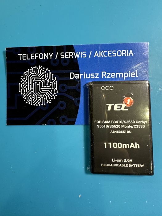 Nowa bateria Tel1 1100mAh do Samsunga B3410