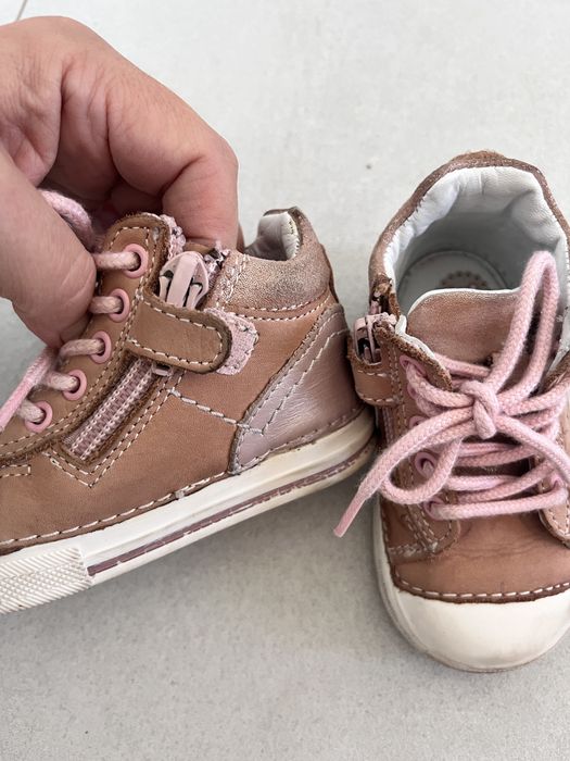 Skórzane buciki dziewczęce trampki Lasocki Kids r. 20