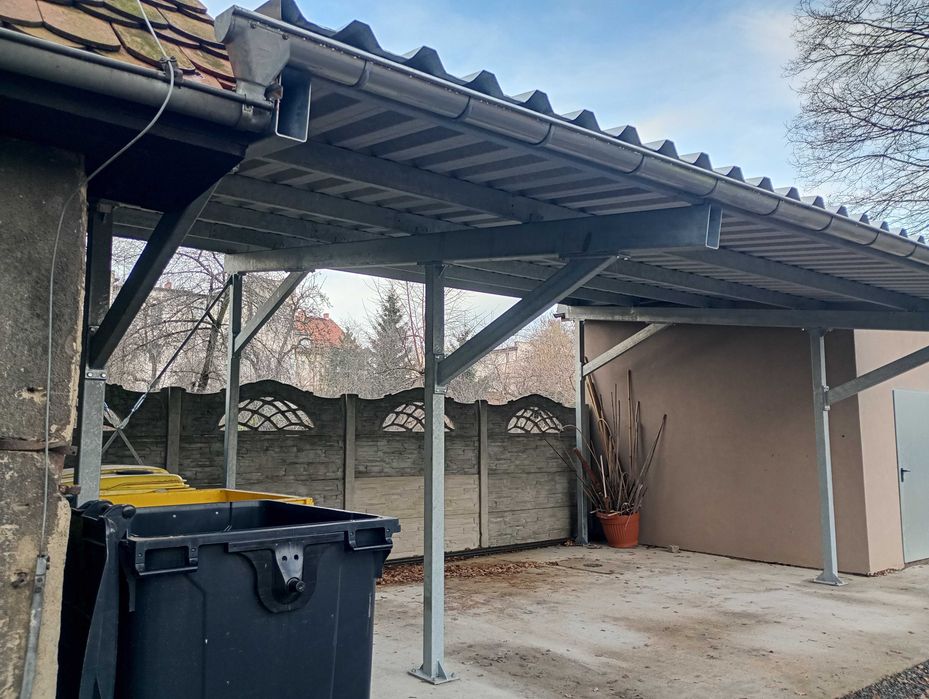 Zadaszenie stalowe, wiata, carport