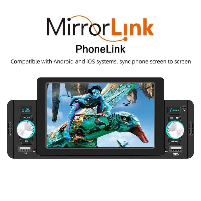 Auto-rádio Android 1 DIN 5 polegadas (Autocaravana / Campervan)