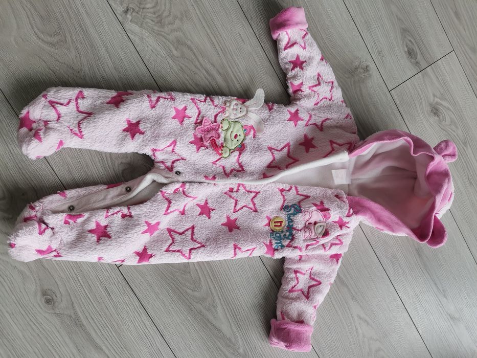 Kombinezon polarowy 56/62 pajac dla dziewczynki