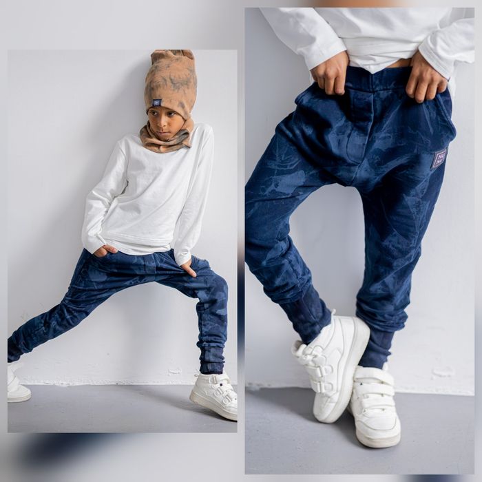 Nunu joggery slim spodnie dresowe tie dye