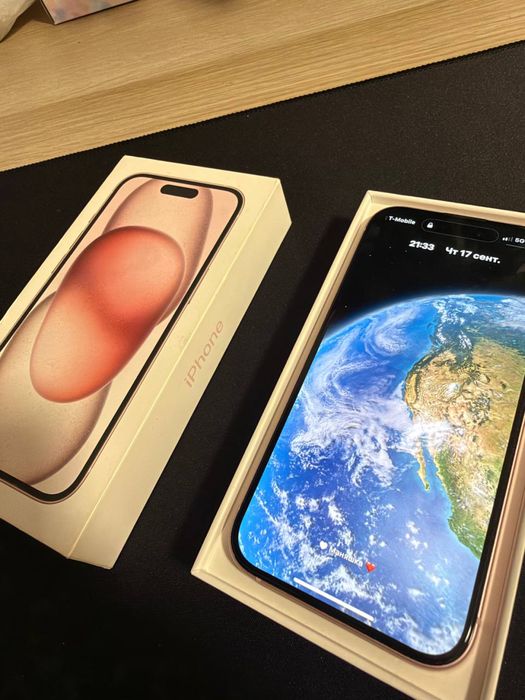 Apple iPhone 15 128GB Pink / Różowy – Stan Idealny, Bateria 90%, Etui