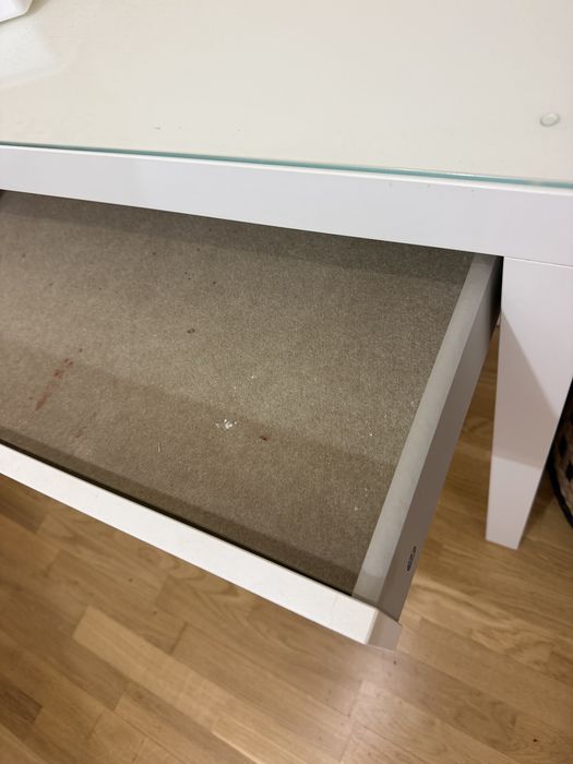 Toaletka malm ikea biala