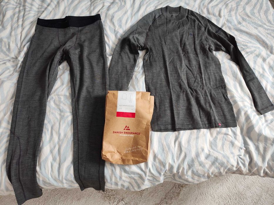 Męski komplet termoaktywny DANISH ENDURANCE z wełny merino - EXTREME