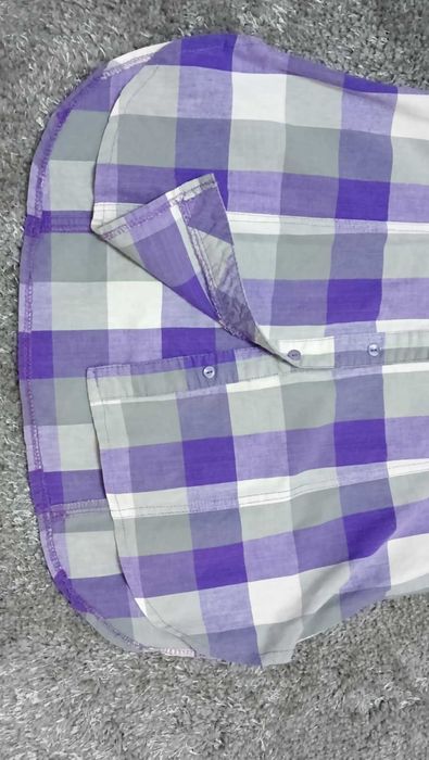 Koszula tunika bawełniana letnia krata krótki rękaw r.40/L
L / 40 / 12