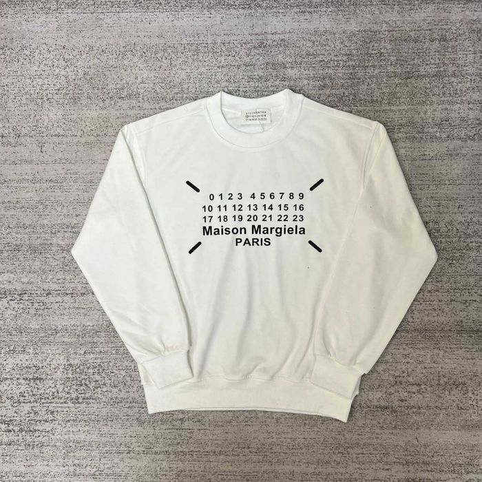 Білий світшот Maison Margiela / Кофта Маржела / Свитшот Margiela S-XL
