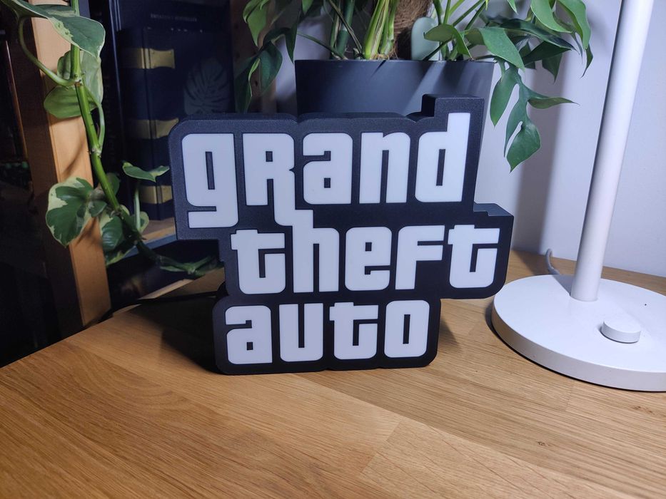 Podświetlany panel logo GTA – sterowanie z aplikacji
