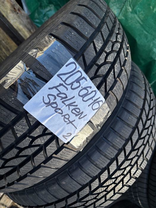 205-60-R16 FALKEN WINTER 2штуки зимняя резина GERMANY 2023