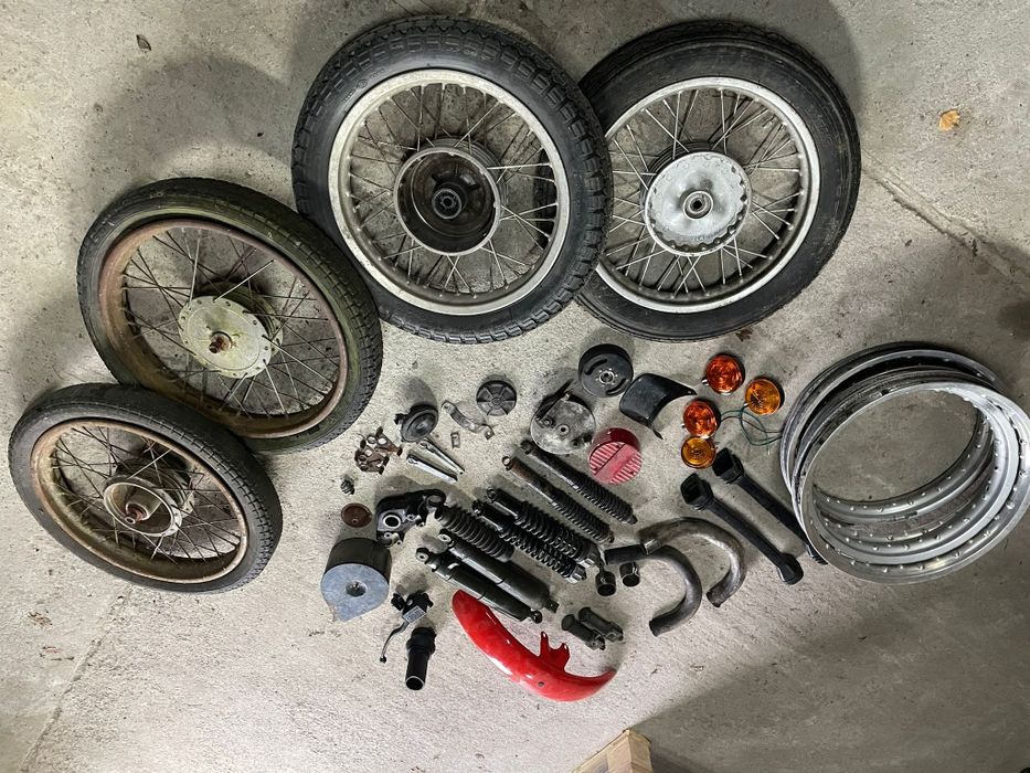 Części mz etz zbiornik paliwa boczki tylne błotniki